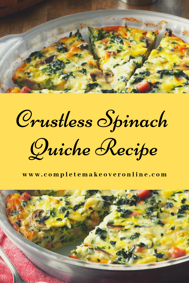 Crustless Spinach Quiche Recipe – Complete Makeover